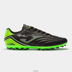 Joma Bottes de football Aguila 22 Grass artificiels vert fluorescent noir - Joma Chaussure 848X8P16