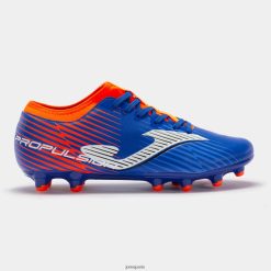 Joma Bottes de football Coupe de la propulsion 23 Ground FG FG orange fluorescent bleu royal - Joma Chaussure 848X8P2408