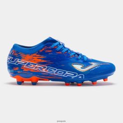 Joma Bottes de football Supercopa 23 Ground FG FG corail bleu royal - Joma Chaussure 848X8P619
