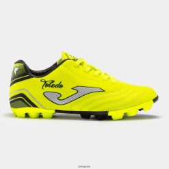 Joma Bottes de football Toledo Jr 23 Hard Ground HG Junior noir fluorescent noir - Joma Chaussure 848X8P4103