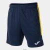 Joma Championnat Eco Shorts Bermuda jaune bleu marine - Joma France 848X8P4226