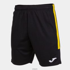 Joma Championnat Eco Shorts Bermuda jaune noir - Joma France 848X8P708