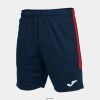 Joma Championnat Eco Shorts Bermuda rouge bleu marine - Joma Paris 848X8P4638