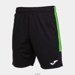 Joma Championnat Eco Shorts Bermuda vert fluorescent noir - Joma France 848X8P2891