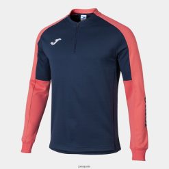 Joma Championnat Eco Sweat-shirt Orange fluorescent bleu marine - Joma France 848X8P2863