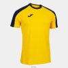 Joma Championnat Eco à manches courtes de chemise bleu marine jaune - Joma Paris 848X8P4107