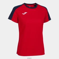 Joma Championnat Eco à manches courtes de chemise bleu marine rouge - Joma France 848X8P2232