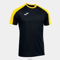 Joma Championnat Eco à manches courtes de chemise jaune noir - Joma France 848X8P4170