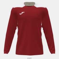 Joma Championnat de chemises à manches longues VI blanc rouge - Joma France 848X8P1498