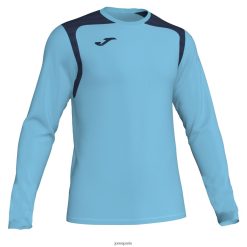 Joma Championnat de chemises à manches longues V bleu marine turquoise - Joma Paris 848X8P630