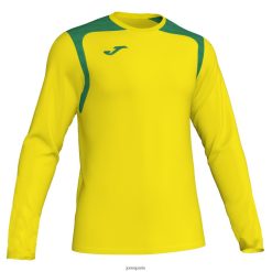 Joma Championnat de chemises à manches longues V vert jaune - Joma Paris 848X8P3400