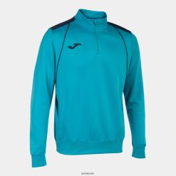 Joma Championnat de sweat-shirt VII bleu marine turquoise fluorescent - Joma France 848X8P399