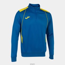 Joma Championnat de sweat-shirt VII jaune bleu royal - Joma Paris 848X8P2918
