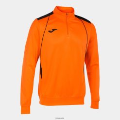 Joma Championnat de sweat-shirt VII noir orange - Joma Paris 848X8P1144