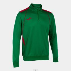 Joma Championnat de sweat-shirt VII rouge vert - Joma France 848X8P637