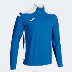 Joma Championnat de sweat-shirt VI Blanc royal - Joma France 848X8P3339