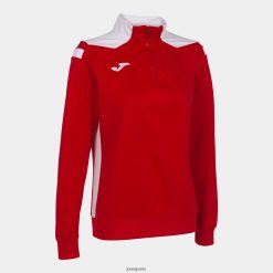 Joma Championnat de sweat-shirt VI blanc rouge - Joma France 848X8P1782