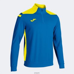 Joma Championnat de sweat-shirt VI jaune bleu royal - Joma Paris 848X8P3310