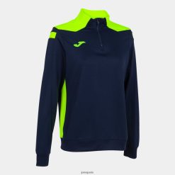 Joma Championnat de sweat-shirt VI jaune fluorescent bleu marine - Joma France 848X8P1824