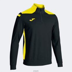 Joma Championnat de sweat-shirt VI jaune noir - Joma France 848X8P4509