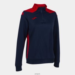 Joma Championnat de sweat-shirt VI rouge bleu marine - Joma France 848X8P3966