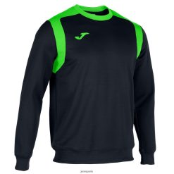 Joma Championnat de sweat-shirt V vert fluorescent noir - Joma France 848X8P977