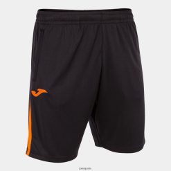 Joma Championnat des shorts des Bermudes VII orange noir - Joma Paris 848X8P3195