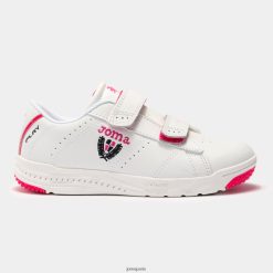 Joma Les chaussures décontractées jouent 22 juniors fuchsia blanc - Joma Chaussure 848X8P4079