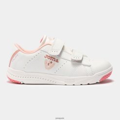 Joma Les chaussures décontractées jouent 22 juniors rose blanc - Joma Chaussure 848X8P2815