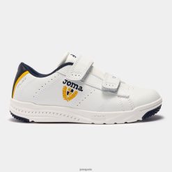 Joma Les chaussures décontractées jouent 22 juniors safran fluorescent bleu marine blanc - Joma Chaussure 848X8P2722