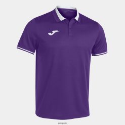 Joma Polo Championnat à manches courtes VI VI blanc violet - Joma Paris 848X8P4536
