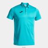 Joma Polo Hobby à manches courtes turquoise fluorescente - Joma Paris 848X8P847