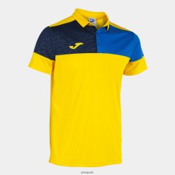 Joma Polo Shirt Crew Crew V bleu bleu royal jaune - Joma Paris 848X8P595