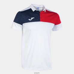 Joma Polo Shirt Crew Crew V bleu marine rouge blanc - Joma France 848X8P206