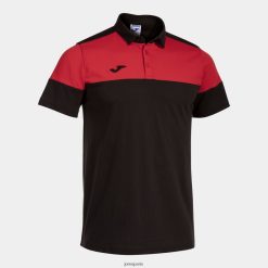 Joma Polo Shirt Crew Crew V rouge noir - Joma France 848X8P3208