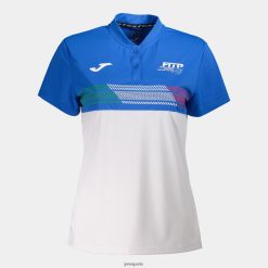 Joma Polo à manches courtes et fédération de tennis italien et de palette Blanc royal - Joma France 848X8P2145