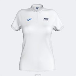 Joma Polo à manches courtes et fédération de tennis italien et de palette blanc - Joma Paris 848X8P2130