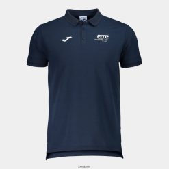 Joma Polo à manches courtes et fédération de tennis italien et de palette bleu marine - Joma Paris 848X8P3265