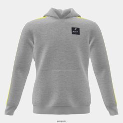 Joma Pull à capuche Stripe junior chaux gris mélange - Joma France 848X8P2782