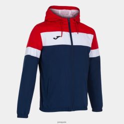 Joma Rainjacket Crew IV rouge bleu marine - Joma France 848X8P4405