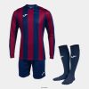 Joma Set Inter Classic Bourgogne bleu royal - Joma Paris 848X8P4666