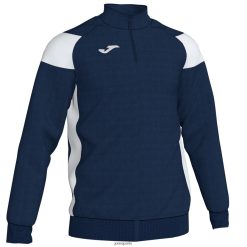 Joma Sweat-shirt Crew III blanc bleu marine - Joma France 848X8P2956