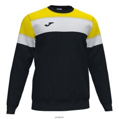 Joma Sweat-shirt Crew IV Jaune noir blanc - Joma France 848X8P335