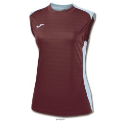 Joma T-shirt sans manches Campus II Bourgogne bleu ciel - Joma Paris 848X8P2537