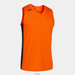 Joma T-shirt sans manches Cancha III noir orange - Joma Paris 848X8P1536