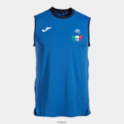 Joma T-shirt sans manches Fédération de tennis italienne bleu royal - Joma Paris 848X8P3462
