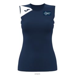 Joma T-shirt sans manches Fédération internationale Padel blanc bleu marine - Joma Paris 848X8P2497