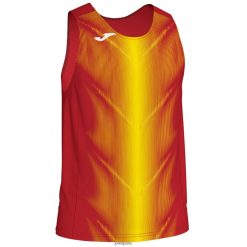 Joma T-shirt sans manches Olimpia jaune rouge - Joma Paris 848X8P4616