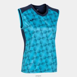 Joma T-shirt sans manches Supernova III Turquoise fluorescente bleu marine - Joma Paris 848X8P2011