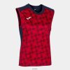 Joma T-shirt sans manches Supernova III rouge bleu marine - Joma Paris 848X8P2378